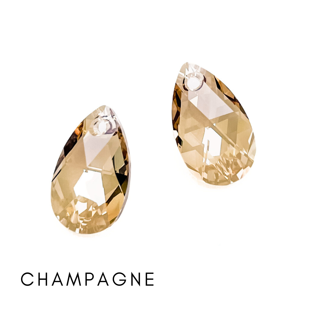 Swim Large Dangle Earrings (Post Style)