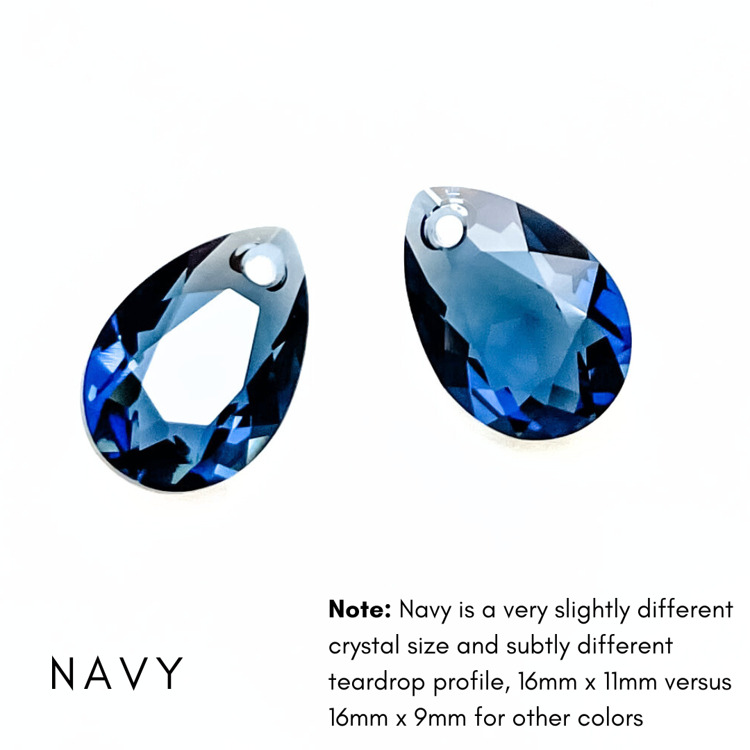Swim Large Dangle Earrings (Post Style)