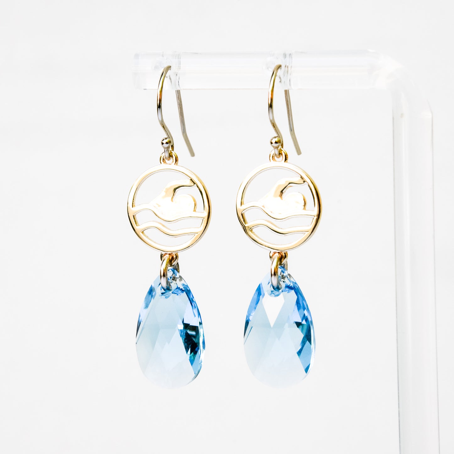 Swim Small Dangle Earrings (Hook Style)