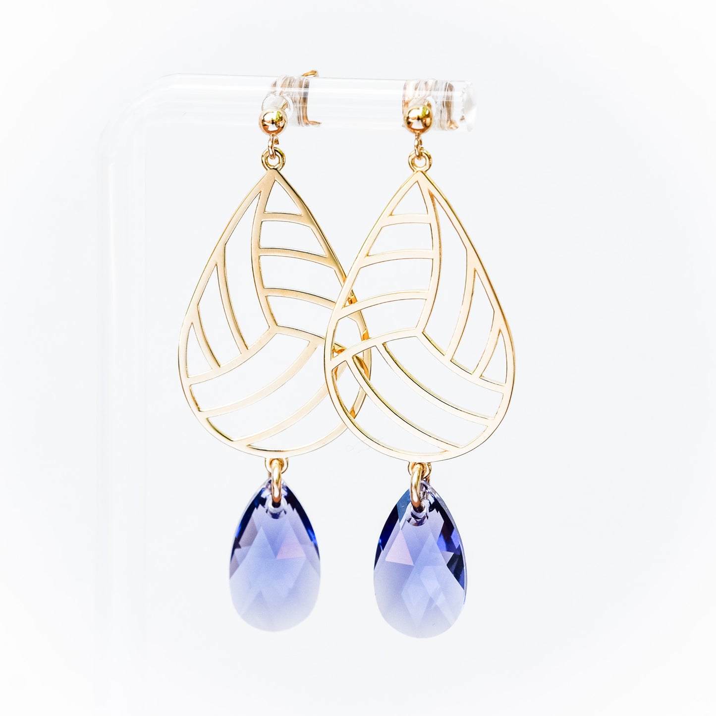 Volleyball Teardrop Dangle Earrings (Post Style)